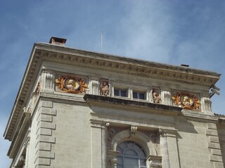 Fontäne von dem Kunstmuseum von Toulon, Frankreich