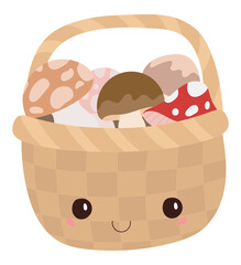 Basket of mushrooms