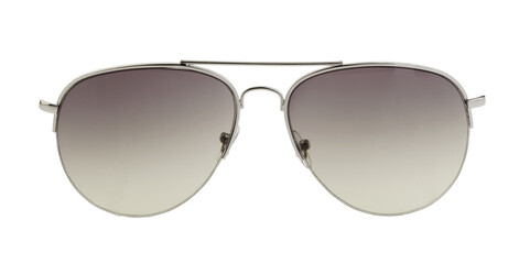 Sunglasses isolated white background without shadow clipping path