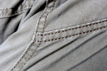 Trouser stitch texture background, Fashion wallpaper.