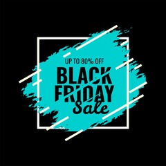 illustration vector graphic abstract black friday banner backlight promotion
