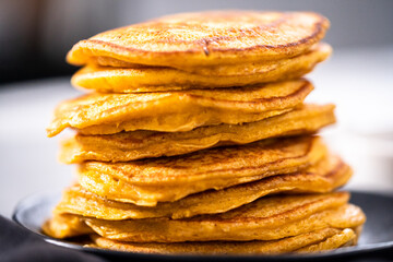 Pumpkin pancakes