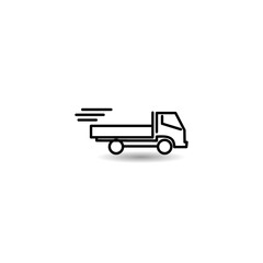 Truck icon. delivery symbol. cargo,freight.Vector illustration