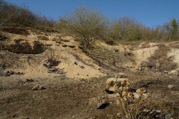 hornberg-insel-sandgrube bei siefersheim in rheinhessen