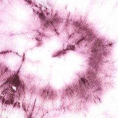 Ikat Style Spiral Tie Dye.  Marble Dyed Old