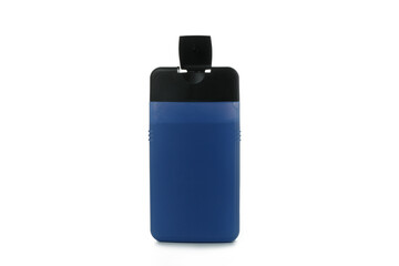 Blank bottle of shower gel isolated on white background