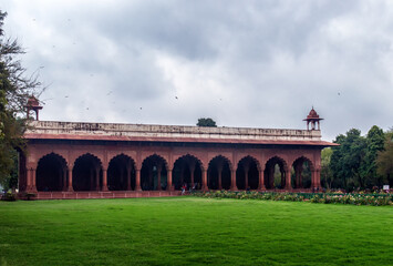 India, Agra. Palace inside of the Red Fort