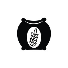 seed sack icon illustration isolated