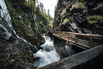 Wimbachklamm in Ramsau, Bayern