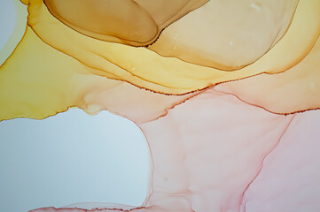 Bright Abstract Background Liquid. Alcohol Inks