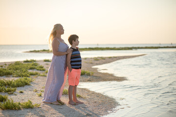 couple walking on the beach