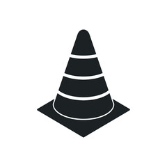 Traffic Cone icon isolate on white background