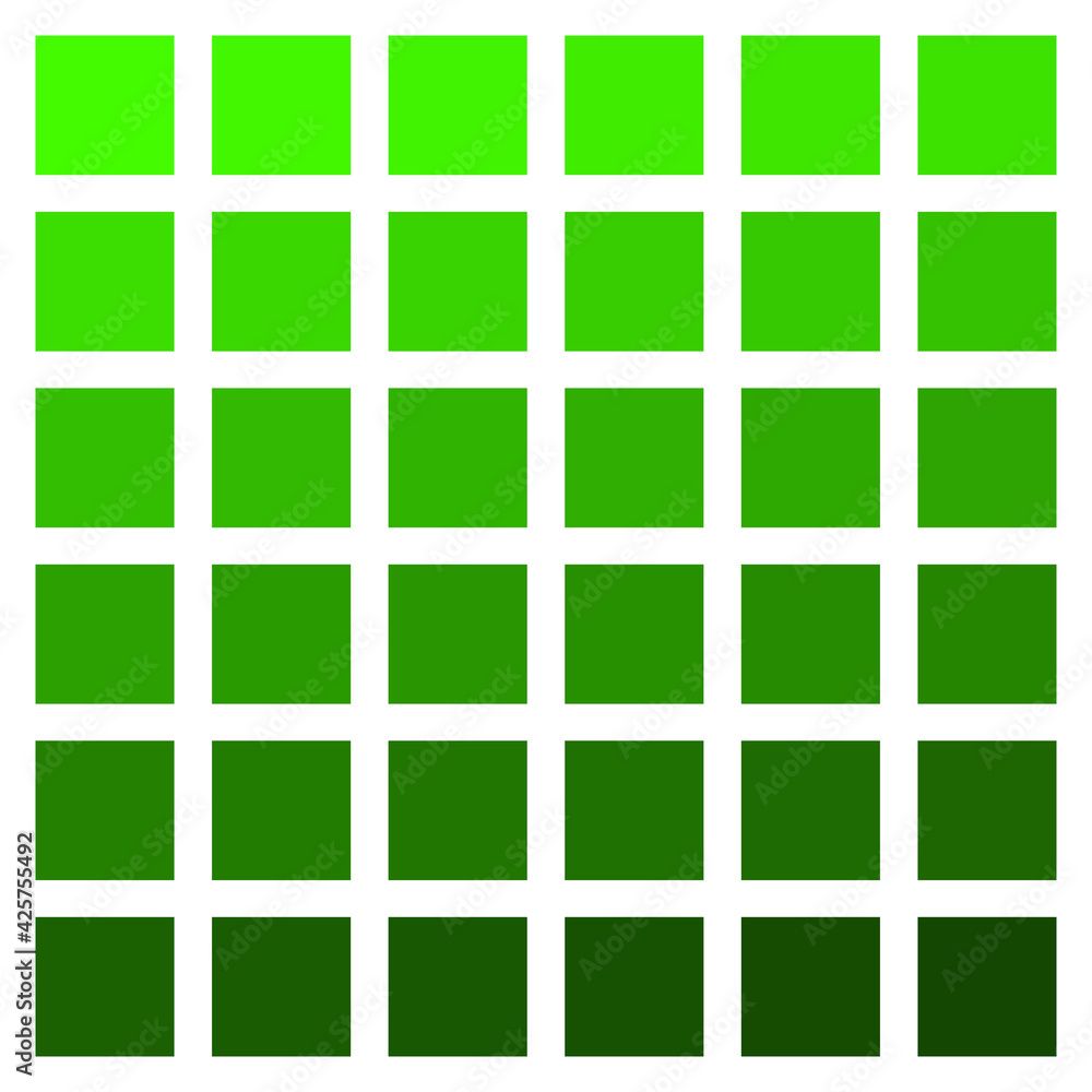 Aufkleber green color palette vector green vegetation grass color palette
