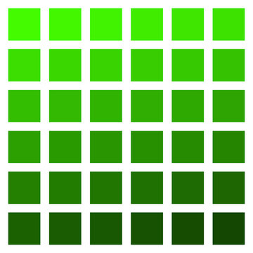 Green Color Palette Vector Green Vegetation Grass Color Palette