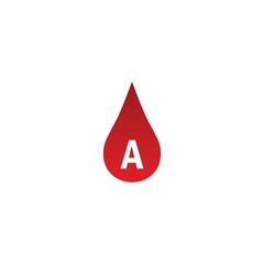 Blood logo icon vector template. Health and Care Symbol. Vector Logo Design