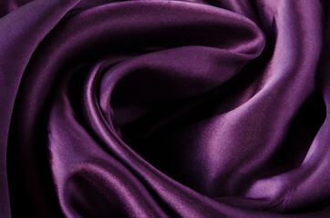 purple fabric texture silk close-up