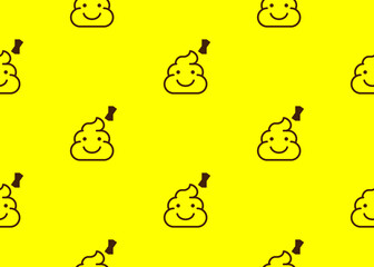 Emoji. Geometric seamless pattern for print design.