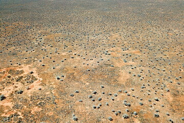 Flat desert plain with no trees