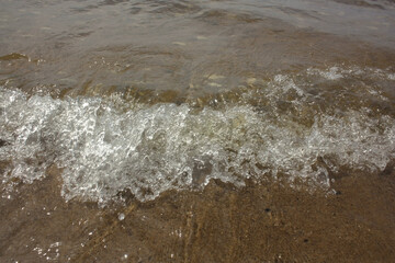 waves on the beach