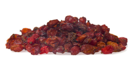 Barberry spices isolated on white background close-up.