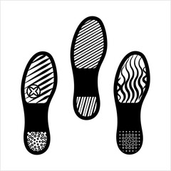 Imprint Soles Shoes Icon, Shoe Sole Icon