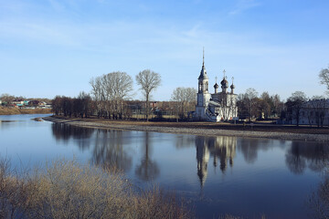 Vologda church, Orthodox Christian church, Vologda monastery Russian North, pilgrims tourism