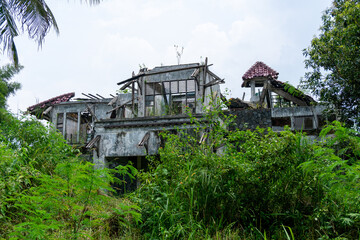 old house in the cassava plantation