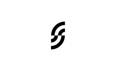 initial S Logo Monogram Design Vector illustration