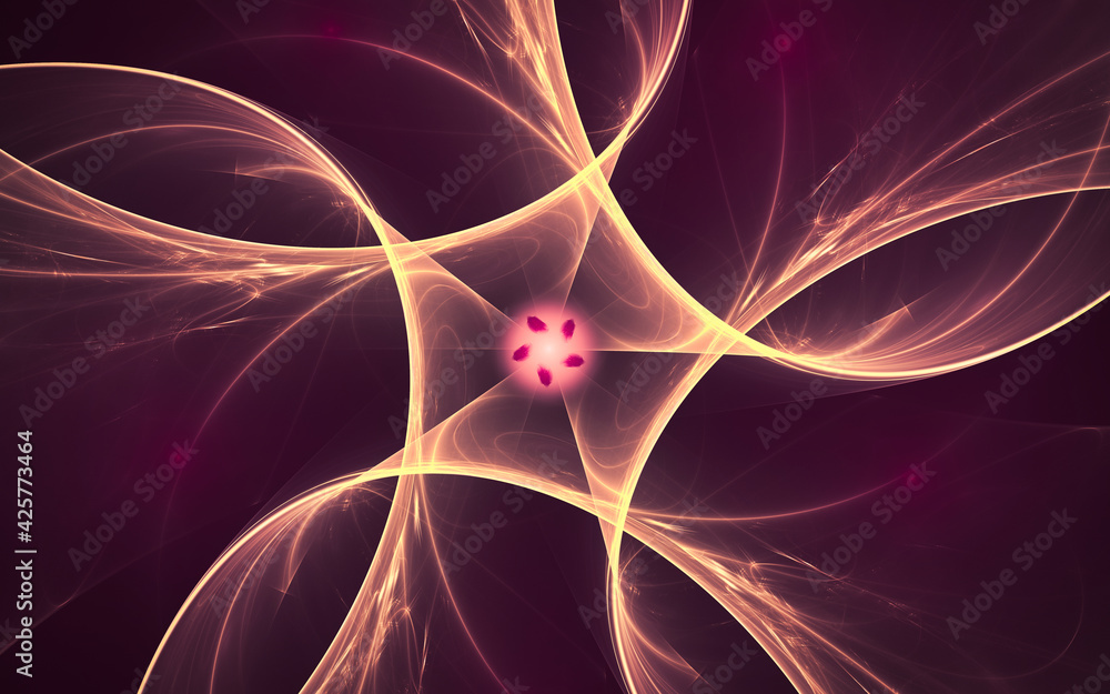 Poster abstract illustration background image patterns in the form of lines and geometric shapes intersecti