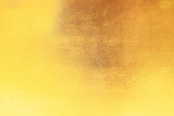 Gold abstract background or texture and gradients shadow horizontal shape