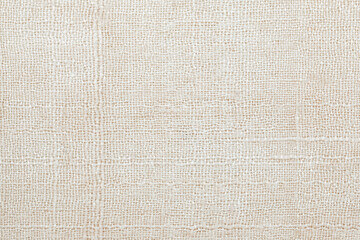 Plakat White linen fabric texture or background.