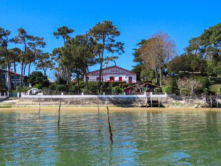 Maisons basque du Cap Ferret, bassin d’Arcachon, Gironde