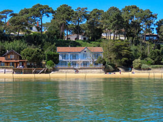 Maisons du Cap Ferret, bassin d’Arcachon, Gironde