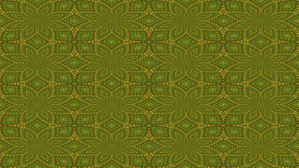Green and yellow geometric pattern