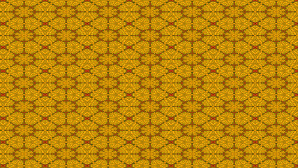 Green and yellow geometric pattern