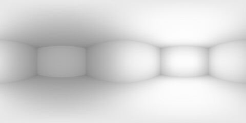 Abstract white simple room HDRI environment map