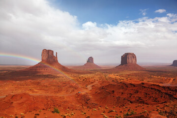  The famous "Mittens" in the rain