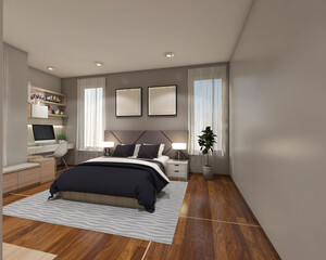 Modern master bedroom 