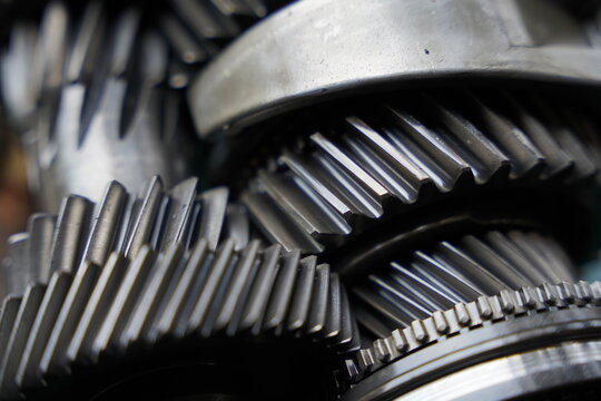 Car's gear box system detail