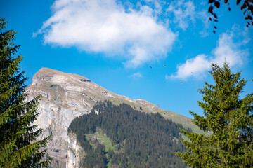 parapentes à Samoëns