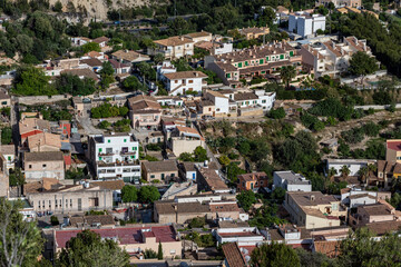 Fototapeta na wymiar panoramic view of the village of, Genova, delicatessen village of mallorca, near palma de mallorca, spain