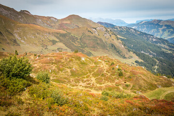autumn in the mountains, salzburg, gastein, austria