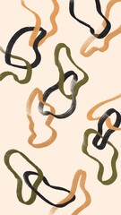 Abstract strip watercolor painted background