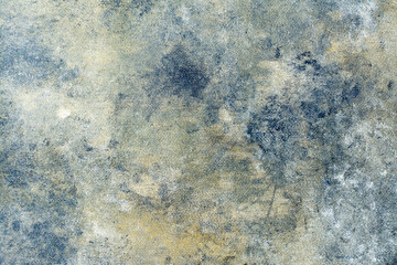 Abstract textured background on canvas with acrylic paints in gray tones. Grunge design