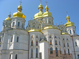 Fototapeta na wymiar Assumption Cathedral. Holy Dormition Kiev-Pechersk Lavra. Kiev, Ukraine