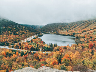 New Hampshire Foliage Mountains