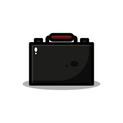 vector office bag illustration design. The office bag with an outline is suitable for stickers, icons, mascots, logos, clip art, and other graphic purposes