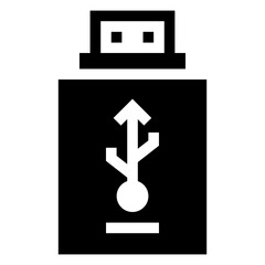
Download this premium linear icon of universal serial bus

