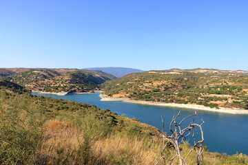 Kouris reservoir, 15 km from Limassol, Cyprus