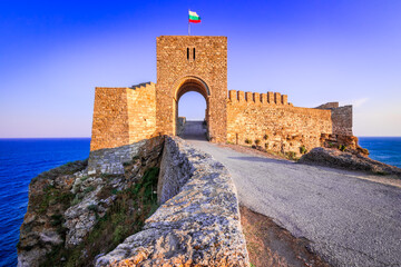 Fototapeta Kaliakra Fortress medieval ruins in Bulgaria obraz